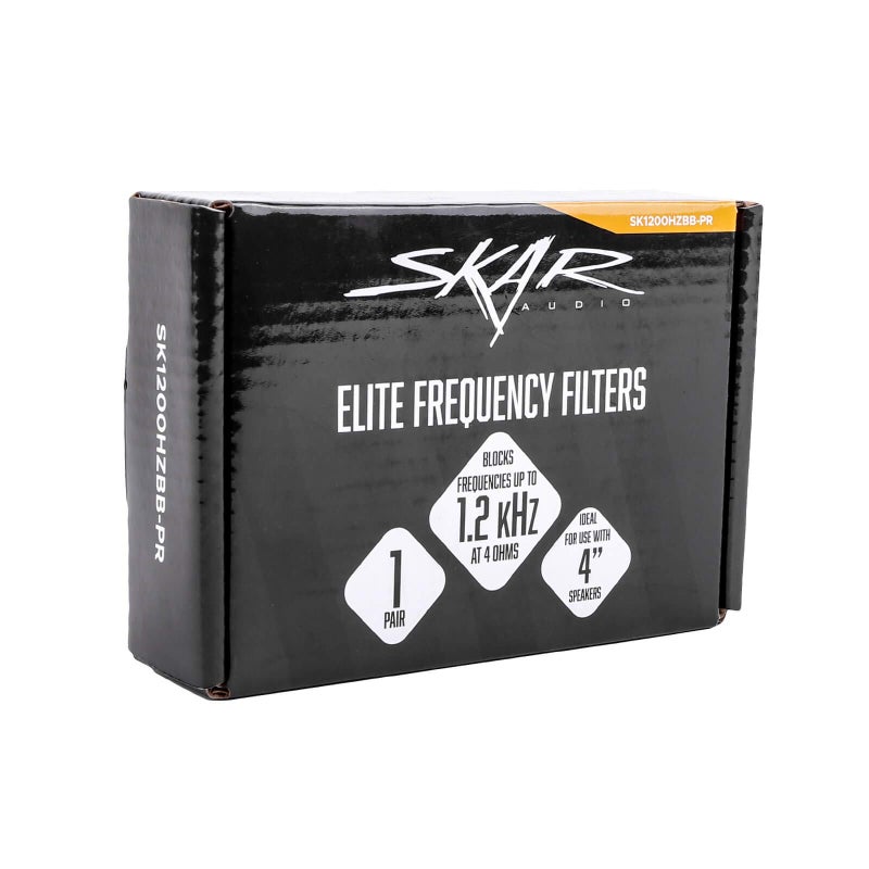 Skar Audio SK1200HZBB-PR Elite Frequency Filters - Eliminates Frequencies 0-1.2 kHz at 4 Ohms - Pair - Image 5
